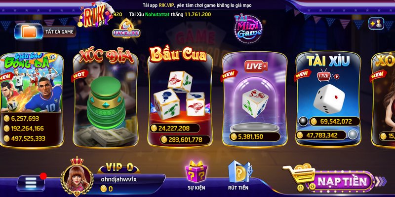 Bầu cua Rikvip là một game giải trí online được rất nhiều cược thủ quan tâm